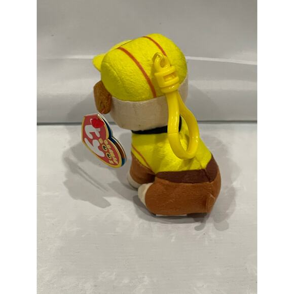 Ty Beanie Boos RUBBLE 2018 Summer Release - PAW PATROL Key Chain - Picture 7 of 7